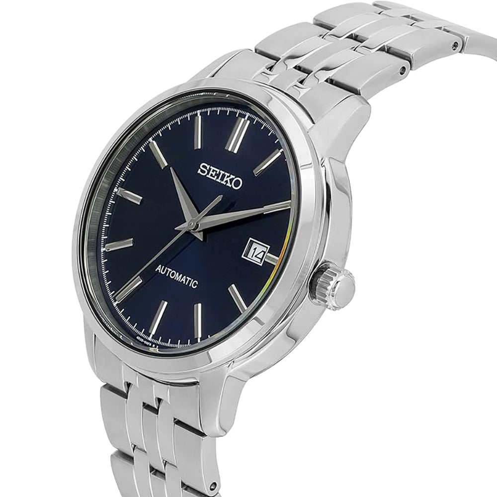 Seiko Men's Automatic Analog Watch with Blue Dial SEIKO-0052