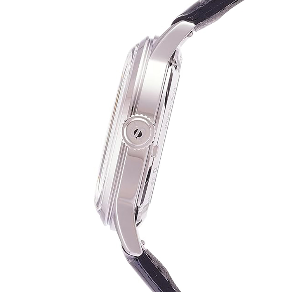 ساعة سيكو بريساج أنالوج للرجال ميناء باللون الازرق SEIKO-0008