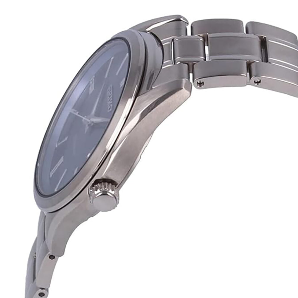 ساعة سيكو كوارتز أنالوج للرجال ميناء باللون الازرق SEIKO-0058