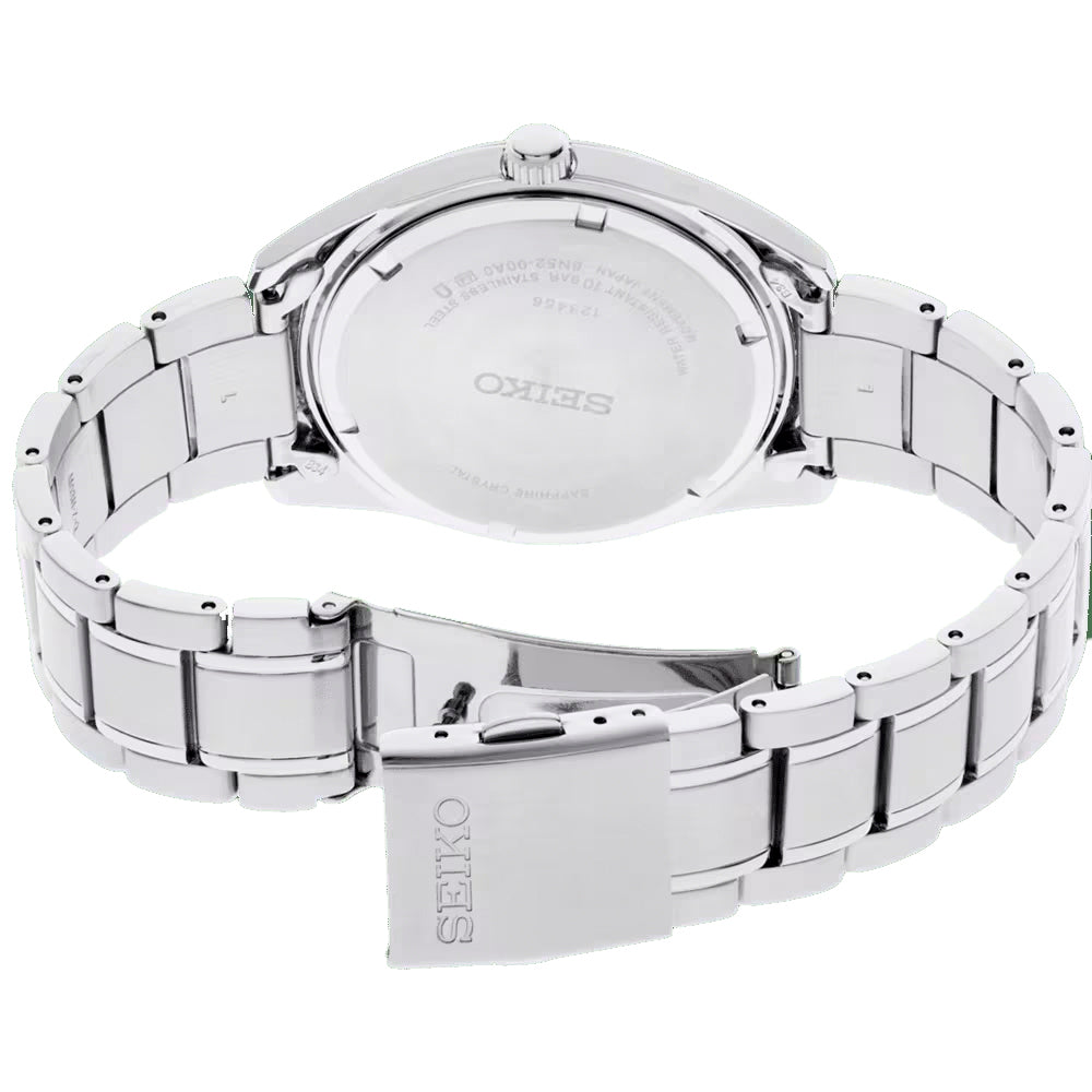 ساعة سيكو كوارتز أنالوج للرجال ميناء باللون الوردي SEIKO-0063