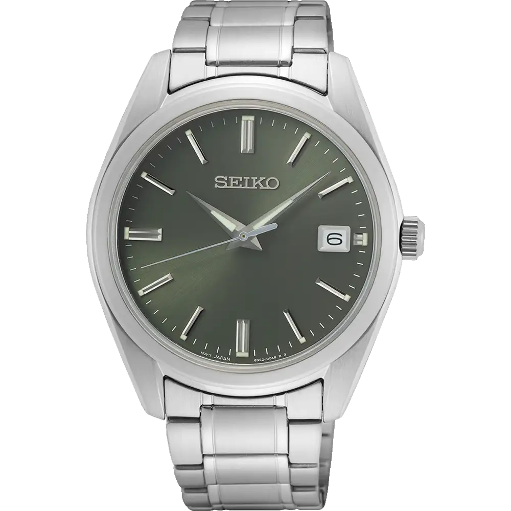ساعة سيكو أنالوج كوارتز للرجال بميناء بيج SEIKO-0064