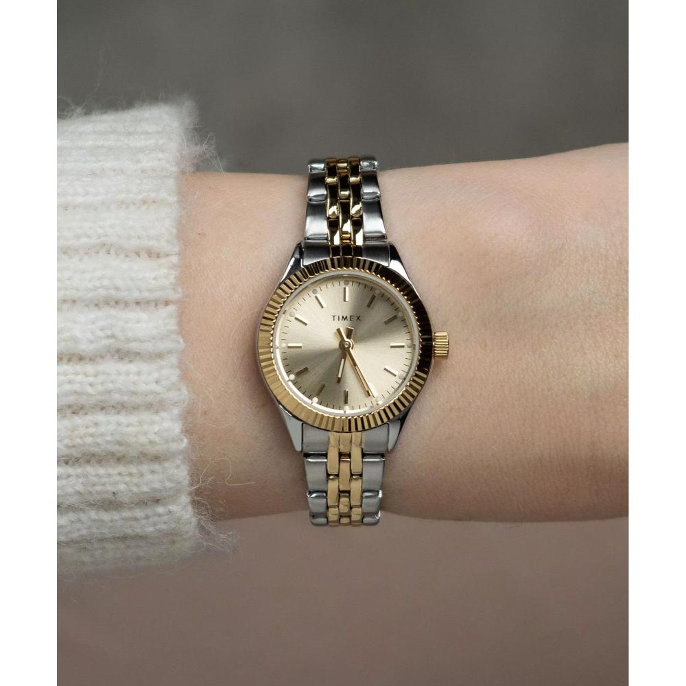Timex Legacy Mini Women's Quartz Watch with Gold Dial – TMX-0019