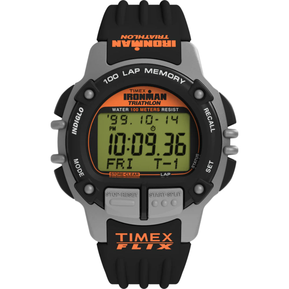 ساعة تايمكس آيرون مان فليكس 100 لاب الرجالية بحركة رقمية – TMX-0061