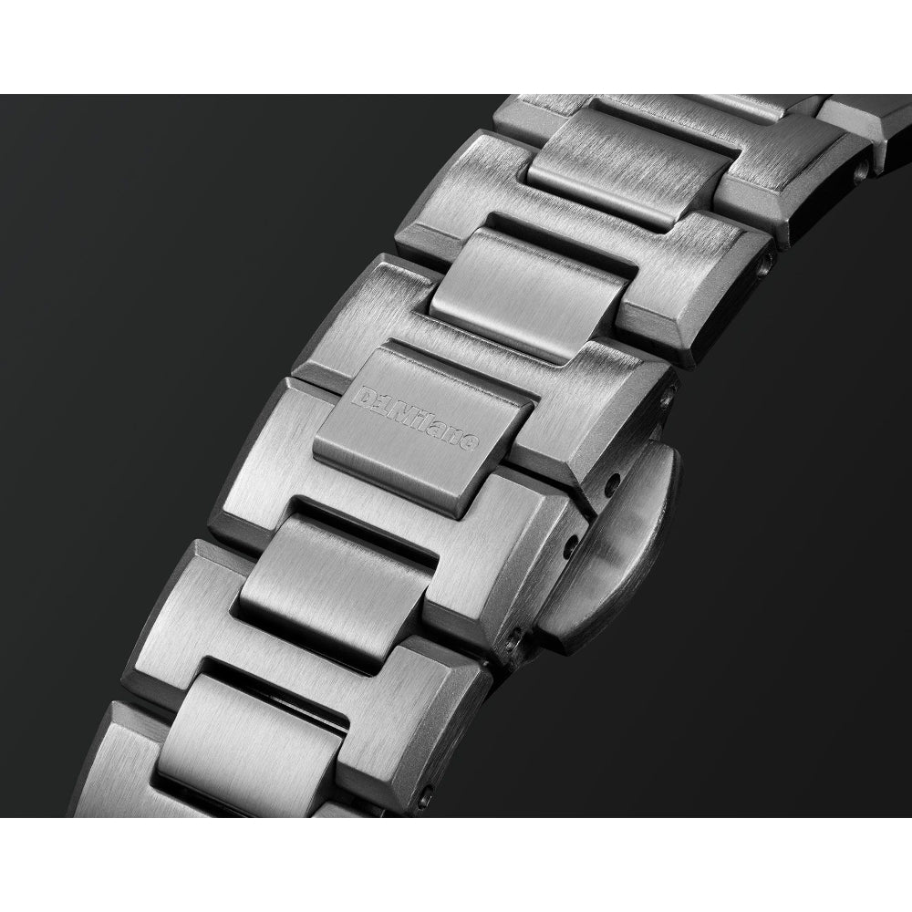 ساعة دي وان ميلانو Ultra Thin Silver Inlay النسائية كوارتز - ML-0445