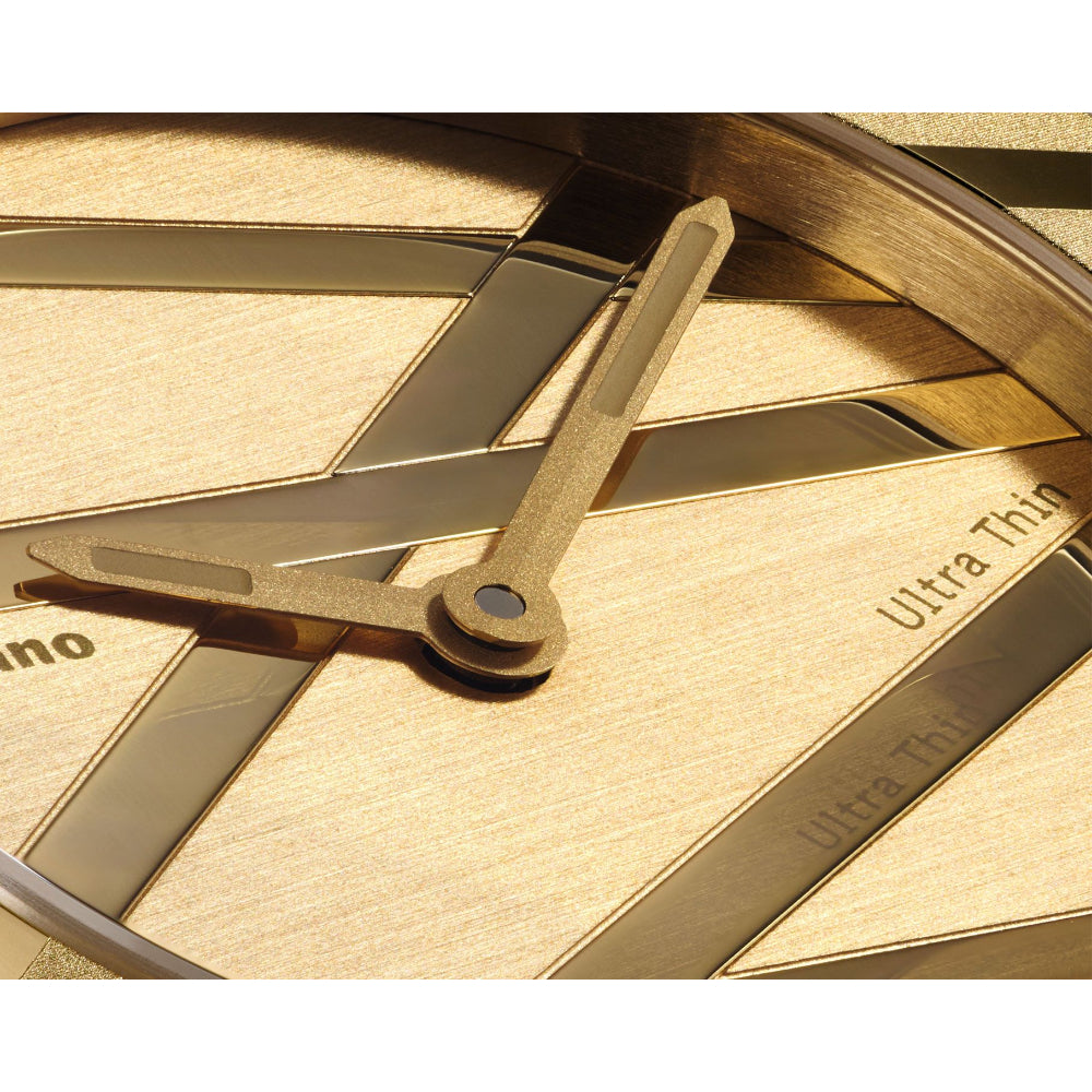 ساعة دي وان ميلانو Ultra Thin Goden Inlay النسائية كوارتز - ML-0446