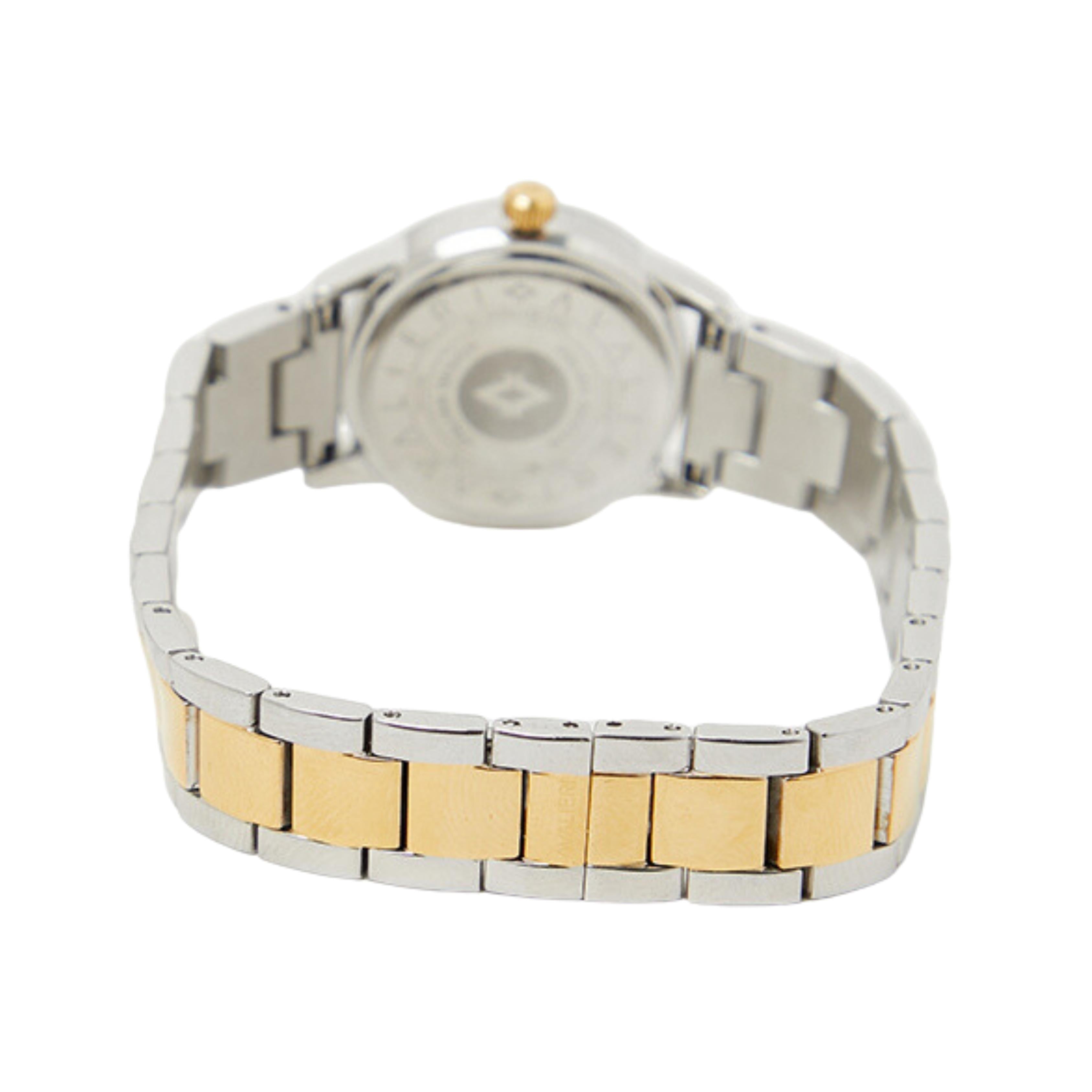 Avalieri Women's Silver White Dial Quartz Movement Watch Set - AV-2596B+BR