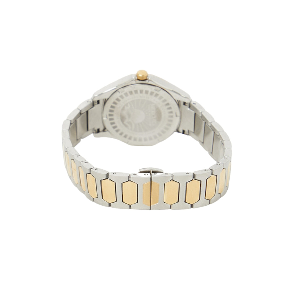 ساعة ميركوري النسائية السويسرية بحركة كوارتز ولون مينا أبيض - MER-0017