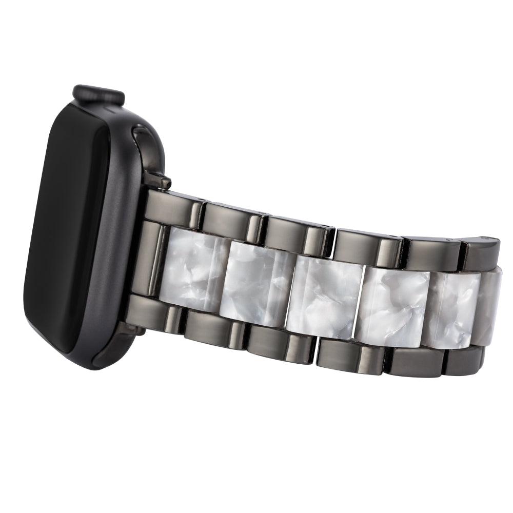 سوار بديل لساعة آبل باللون الرمادي وأبيض للرجال والنساء من آن كلاين - AAC-A007/AAC-A011