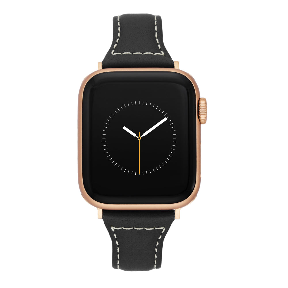 سوار بديل لساعة آبل باللون الأسود للرجال والنساء من آن كلاين - AAC-A015/AAC-A017