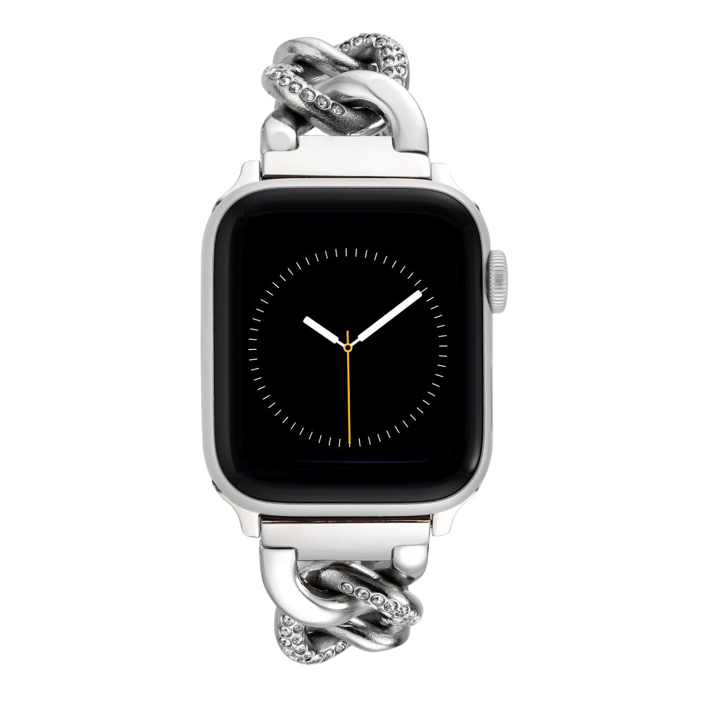 سوار بديل لساعة آبل باللون الفضي للنساء من آن كلاين - AAC-A033/AAC-A035