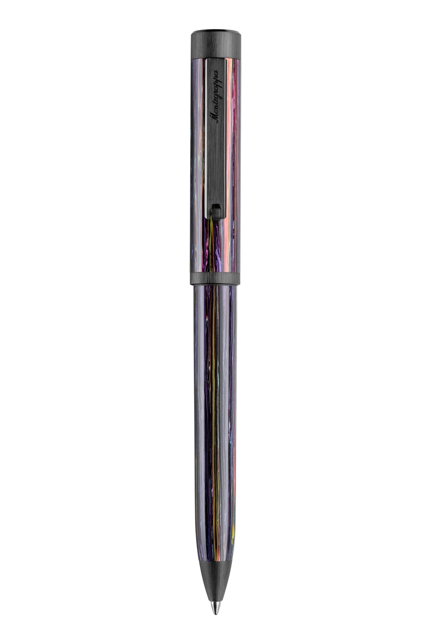 قلم حبر جاف مونتيغرابا Zero Zodiac برج الدلو لون أسود فائق - MGPN-0058