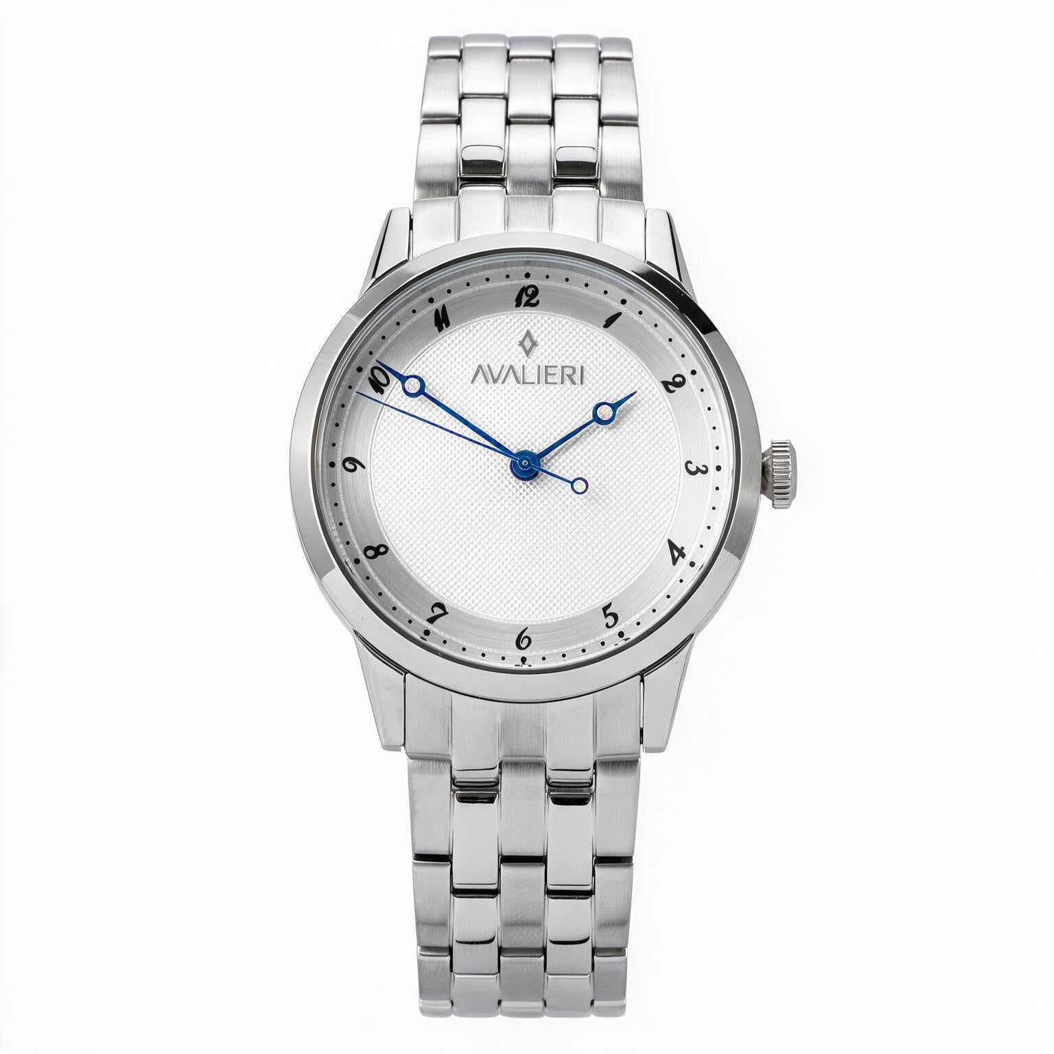 Avalieri Men's Quartz Silver Dial Watch - AV-2666D