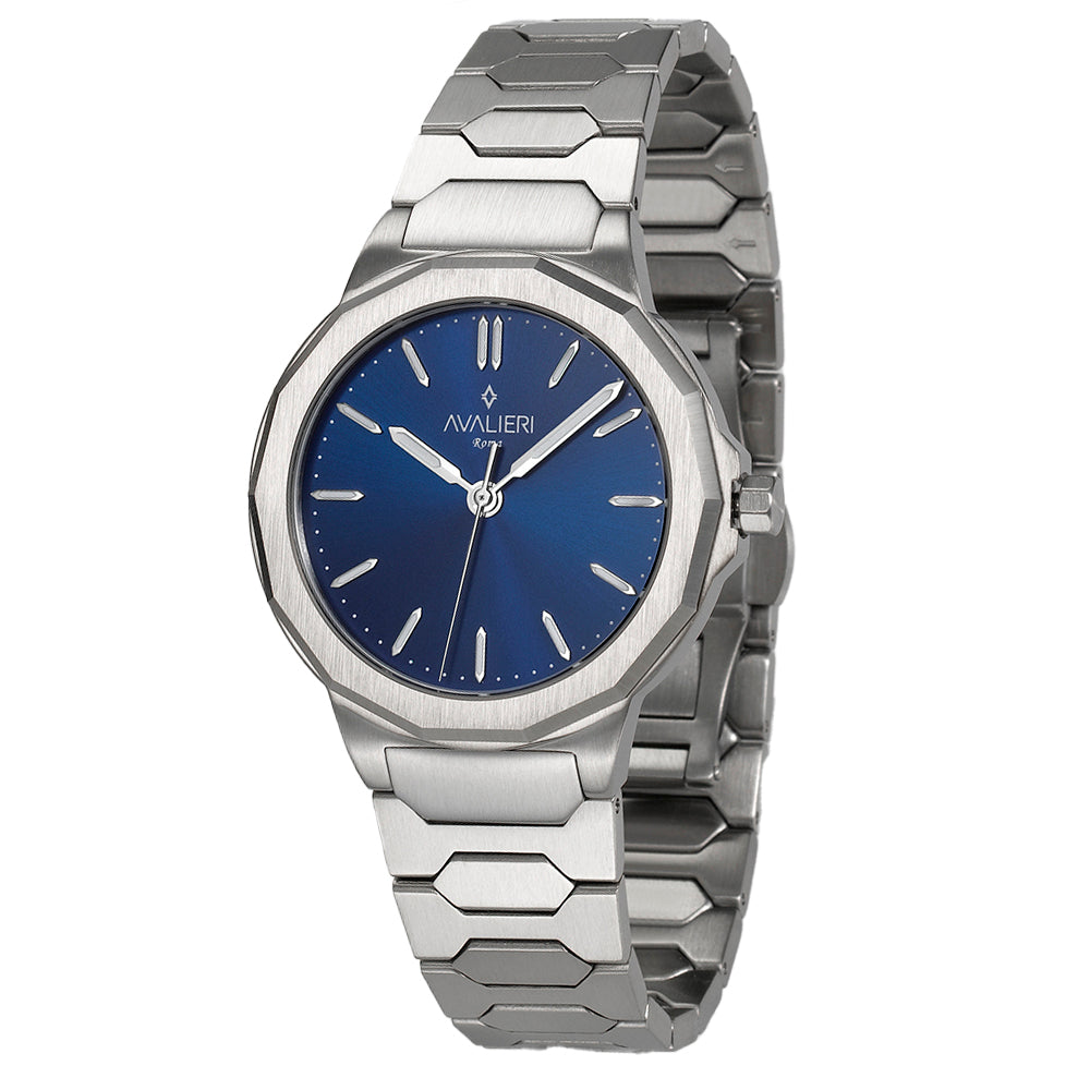 Avaleri Men's Quartz Watch with Blue Dial - AV-2692j
