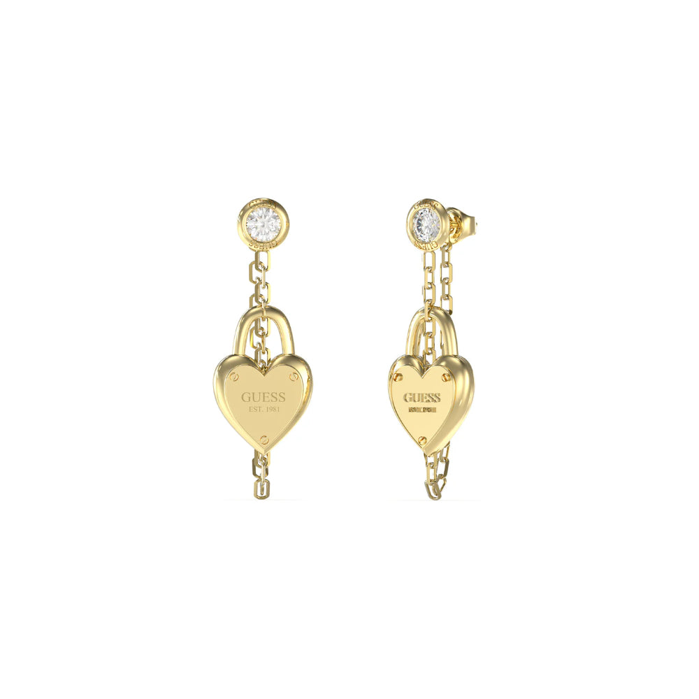 Guess Women's Gold Hoop Earrings - GWCER-0105(G)