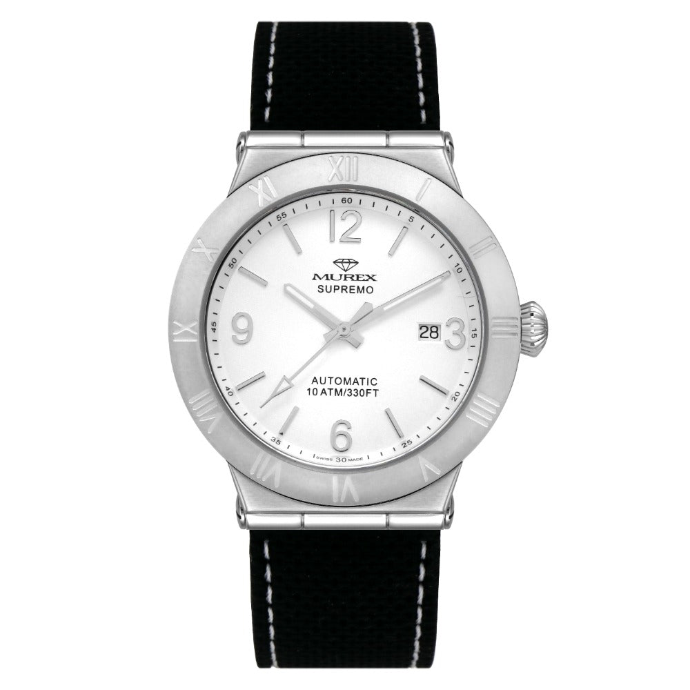 Murex Men's Automatic Watch with White Dial - MUR-0117