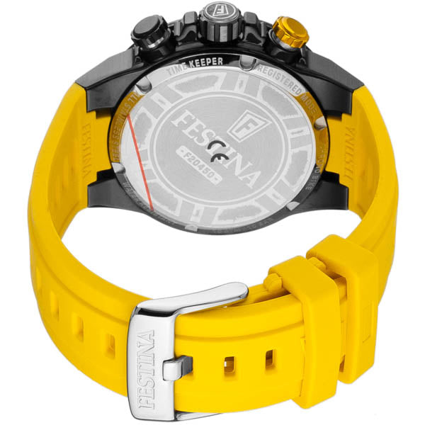 ساعة فيستينا الرجالية بحركة كوارتز ولون مينا أسود - f20450/1