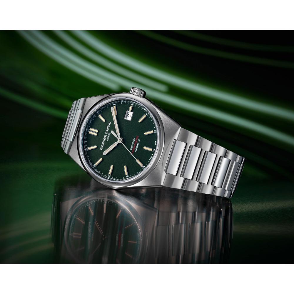 Frederique Constant Highlife Automatic COSC Men's Watch with Green Dial — FC-0294+R.Strap