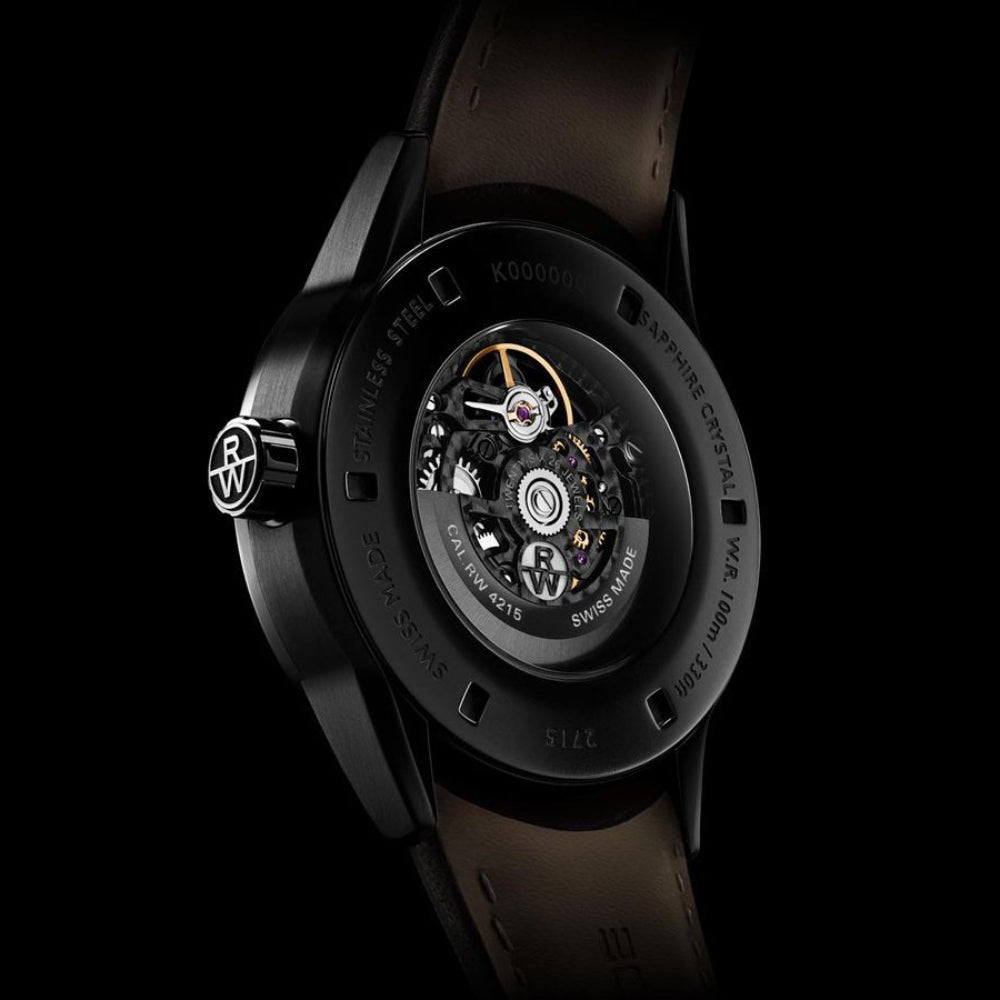 ساعة ريموند ويل الرجالية بحركة أوتوماتيكية ولون مينا أسود - RW-0015