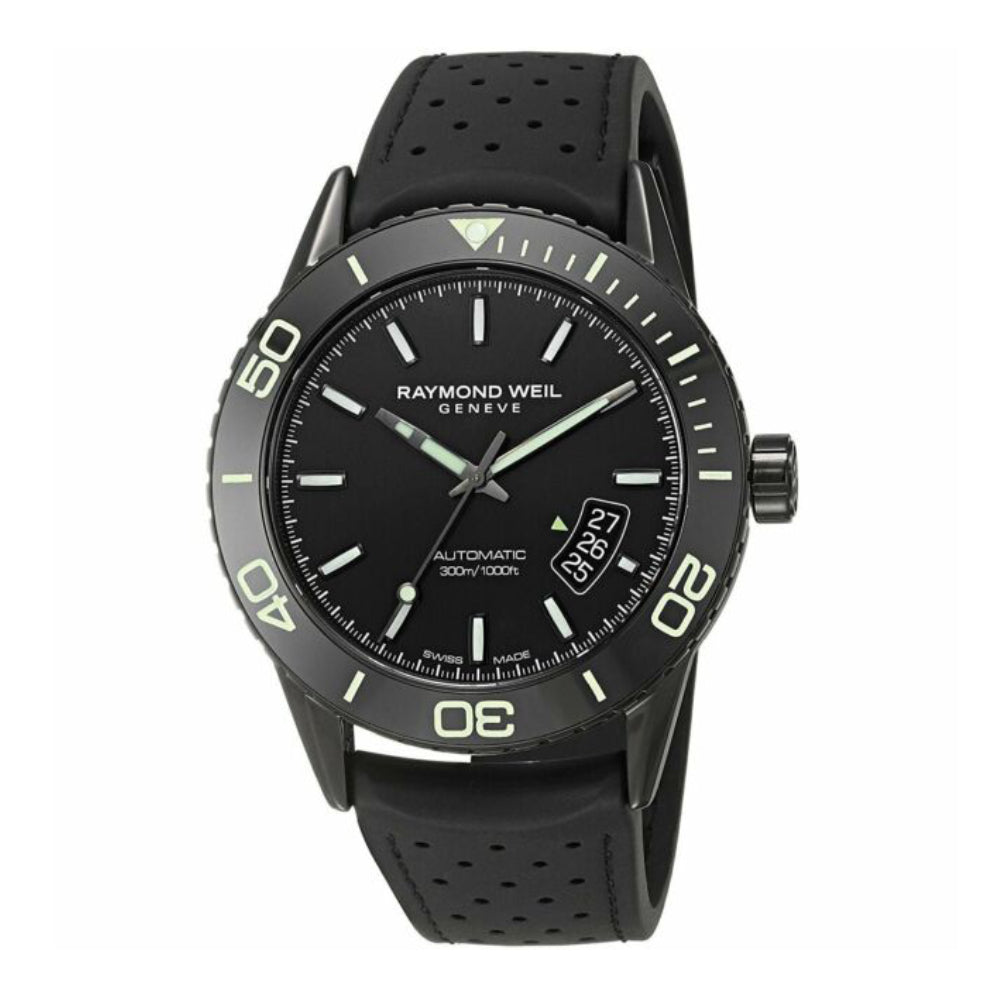 Men s watch automatic movement black dial RW 0014