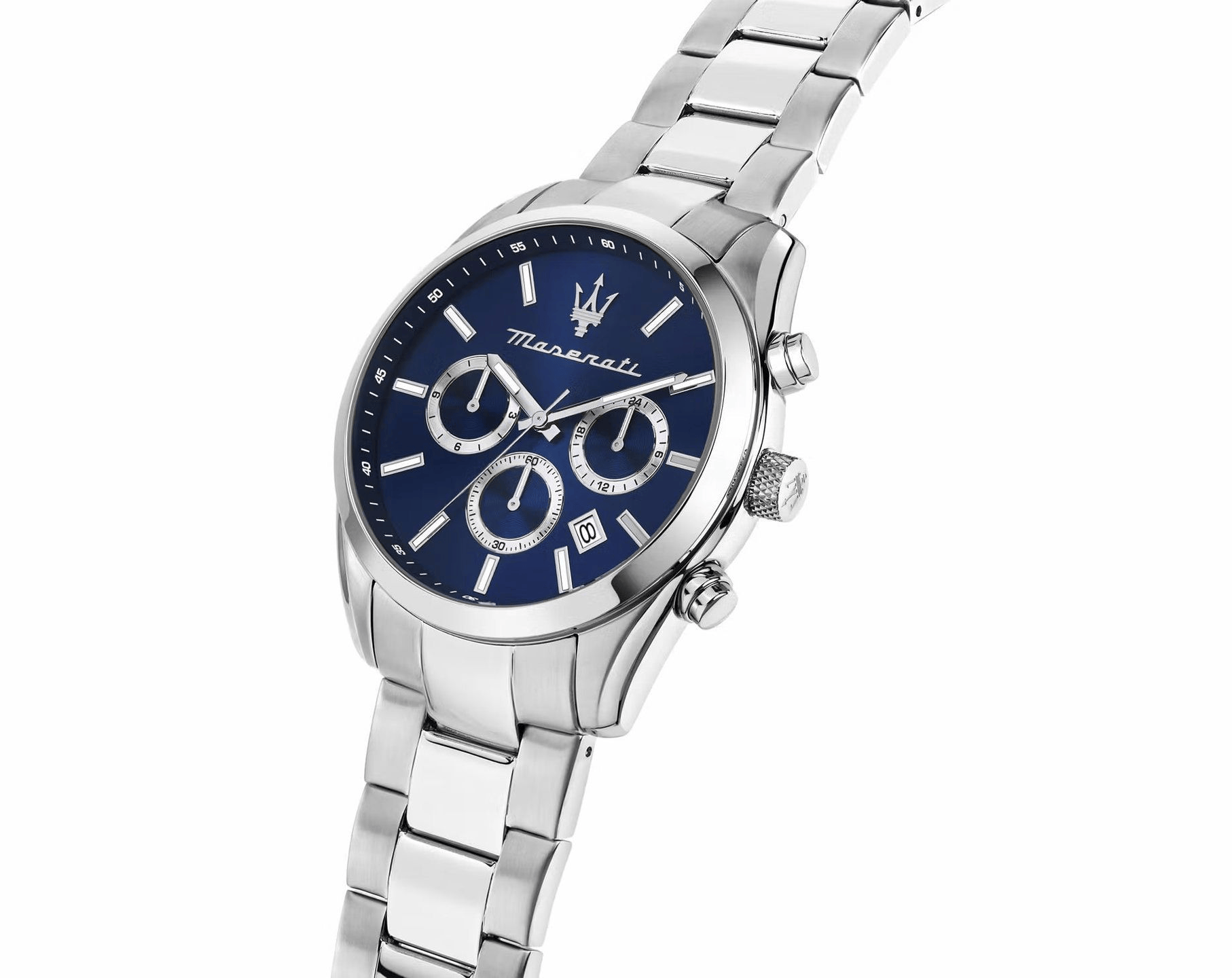 Maserati Men's Sorpasso Quartz Chronograph Watch with Blue Dial MAS-0051