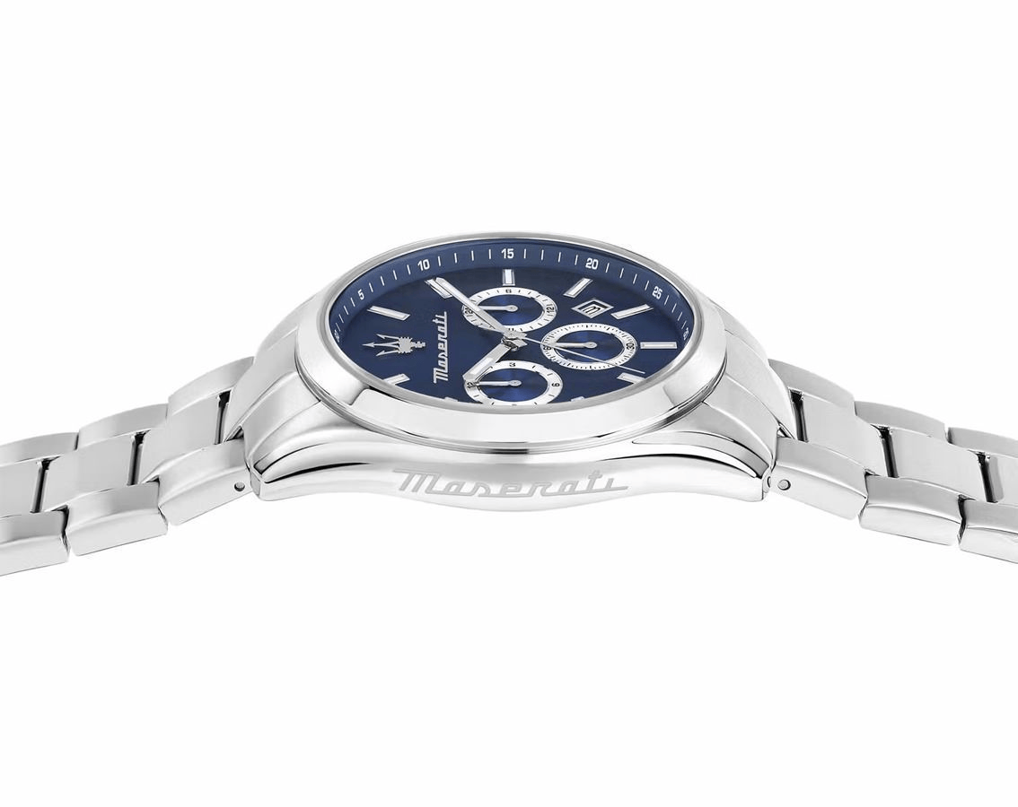 Maserati Men's Sorpasso Quartz Chronograph Watch with Blue Dial MAS-0051