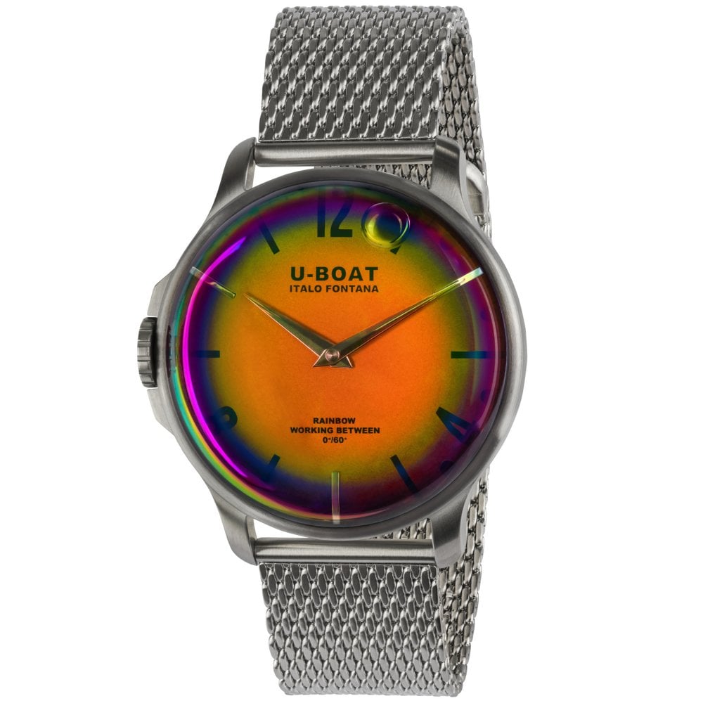 Men's watch, quartz movement, orange dial - 8469/MT