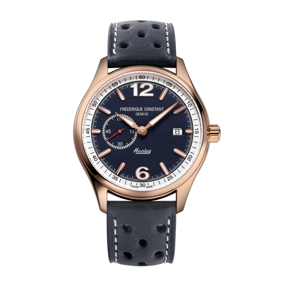 ساعة فريدريك كونستانت الرجالية بحركة أوتوماتيكية ولون مينا أزرق - FC-0224 (HEALEY LTD.)