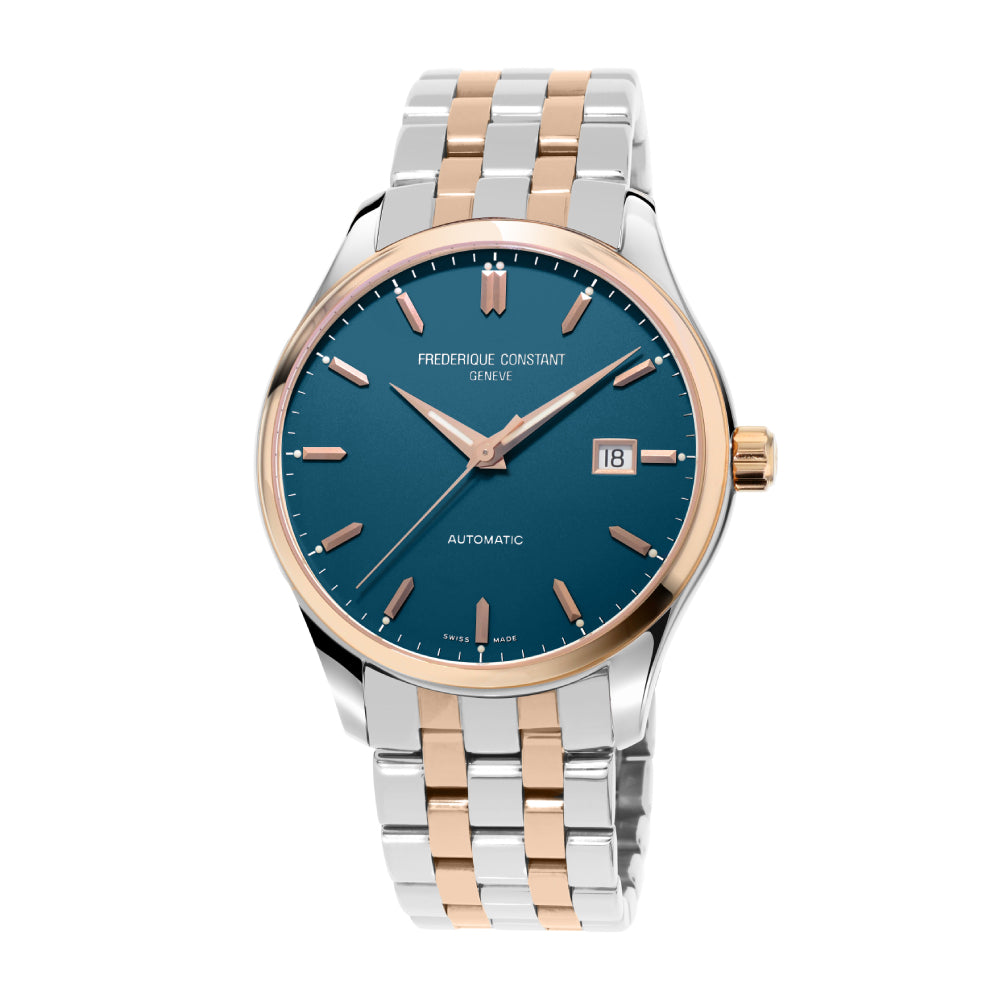 ساعة فريدريك كونستانت الرجالية بحركة أوتوماتيكية ولون مينا أزرق - FC-0116