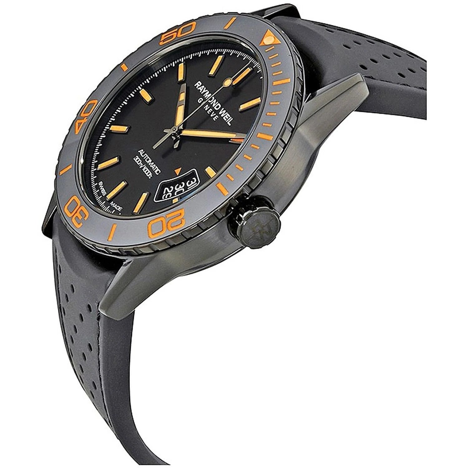 ساعة ريموند ويل الرجالية بحركة أوتوماتيكية ولون مينا أسود - RW-0015