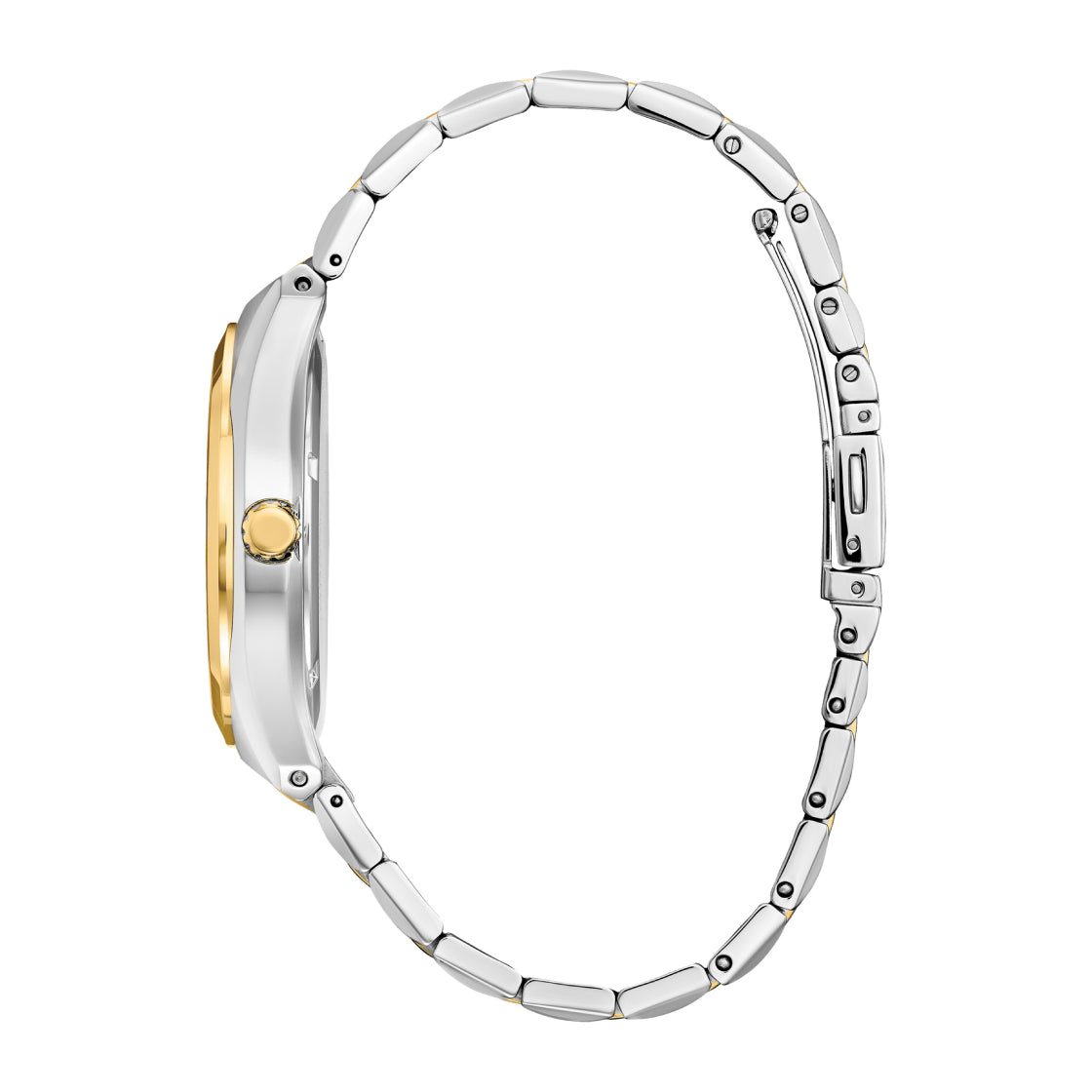 ساعة سيتيزن الرجالية بحركة كوارتز ولون مينا أسود - CITC-0021