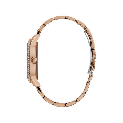 ساعة جيس النسائية بحركة كوارتز ولون مينا فضي - GW-0127