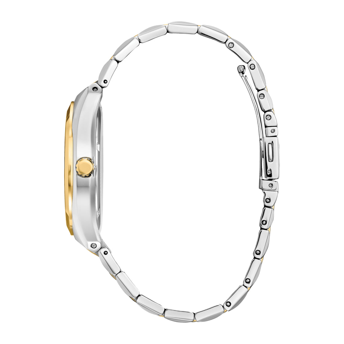 ساعة سيتيزن الرجالية بحركة كوارتز ولون مينا أبيض - CITC-0020