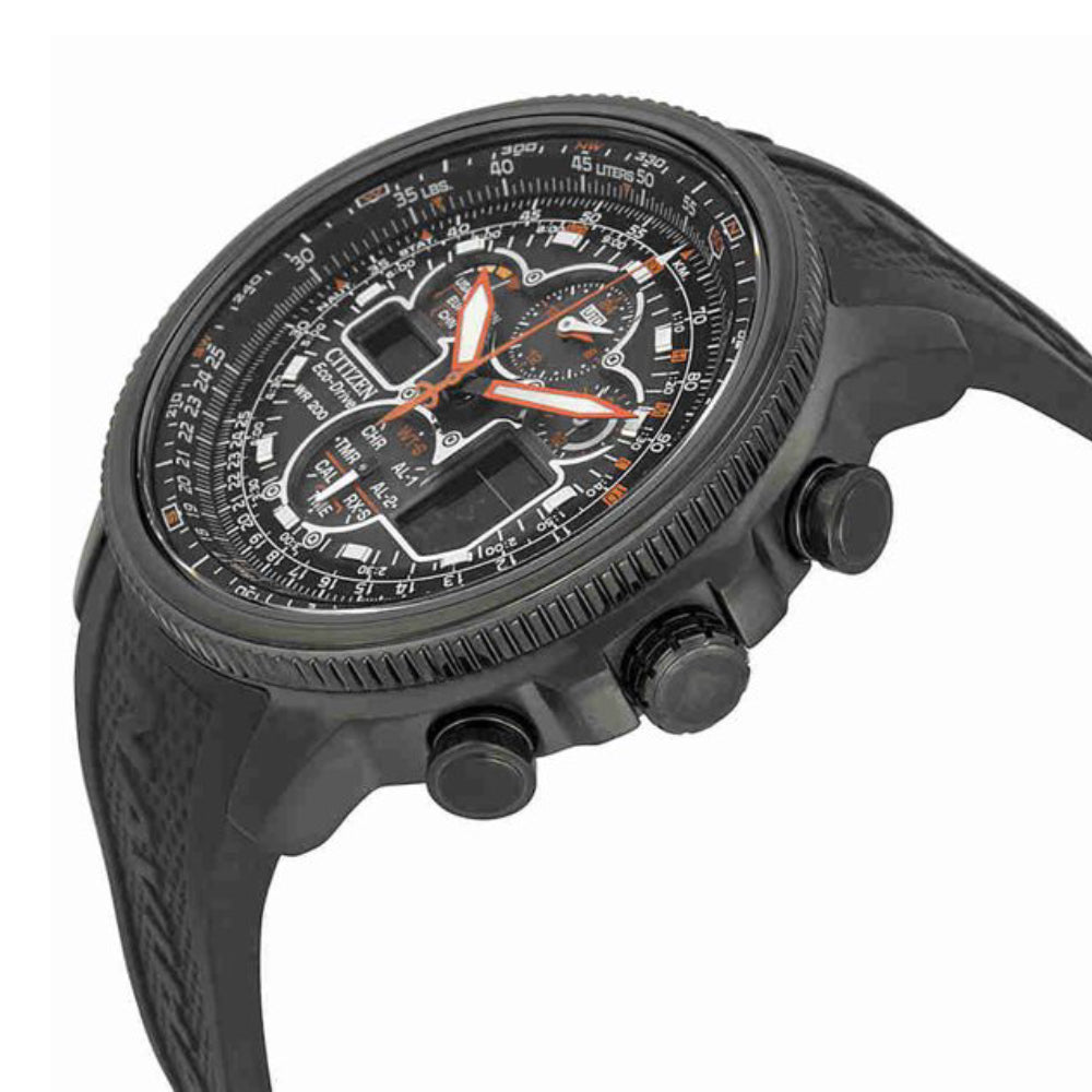 Citizen Men's Watch with Light Powered Movement and Black Dial - JY8035-04E