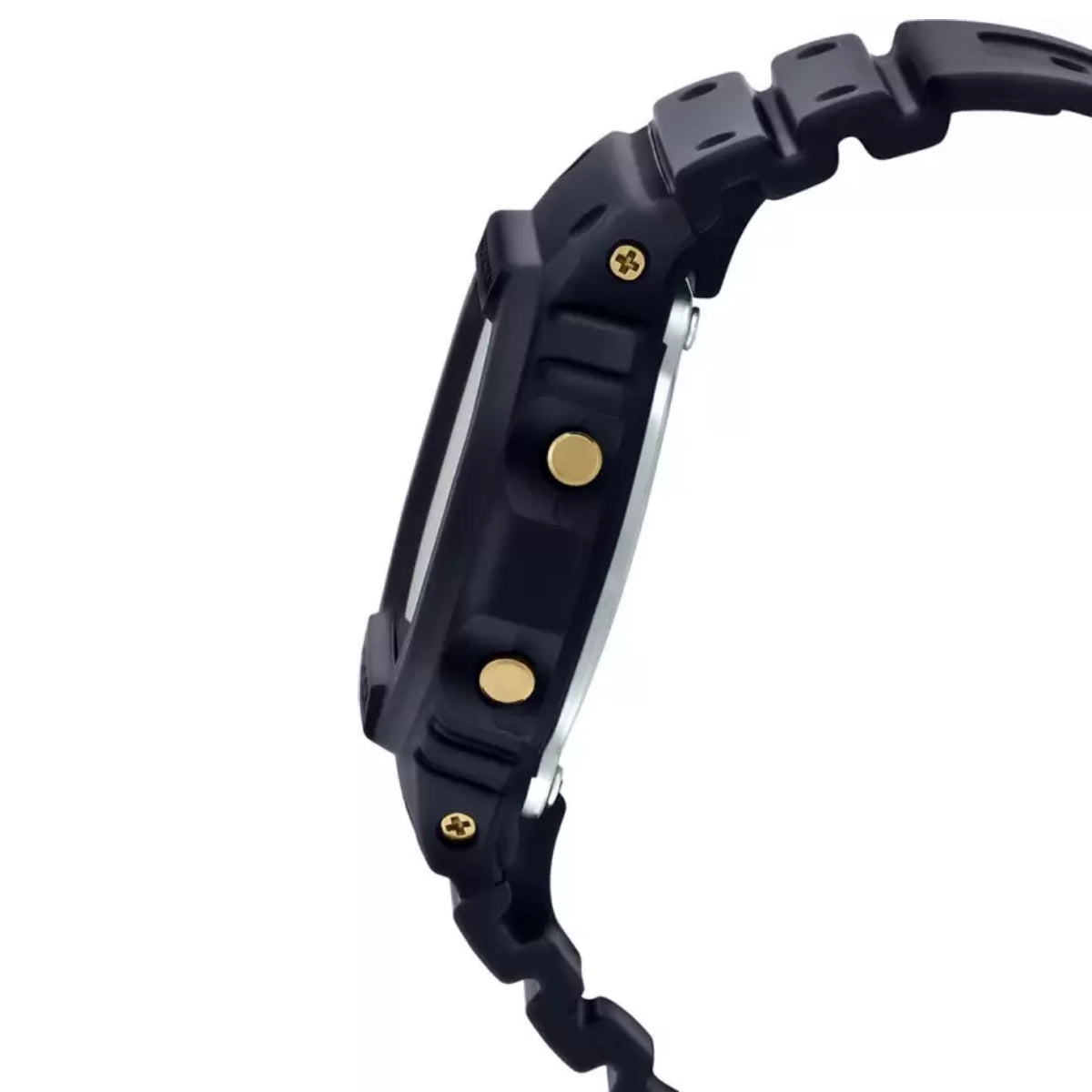 ساعة جي شوك الرجالية بحركة رقمية ولون مينا ذهبي - CA-0400