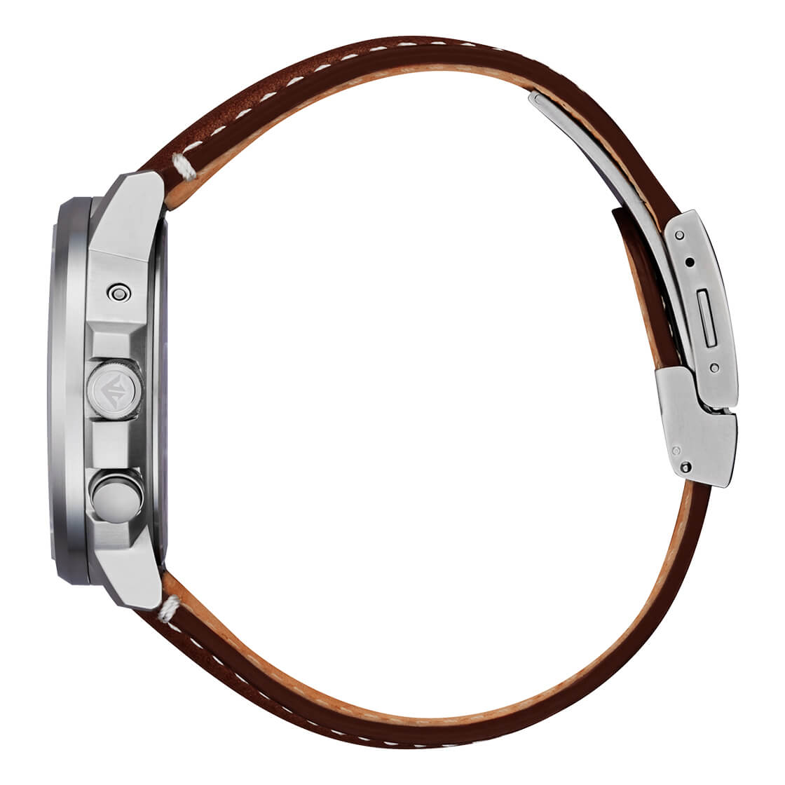 ساعة سيتيزن الرجالية بحركة تعمل بالطاقة الضوئية ولون مينا بني - CB0240-29X