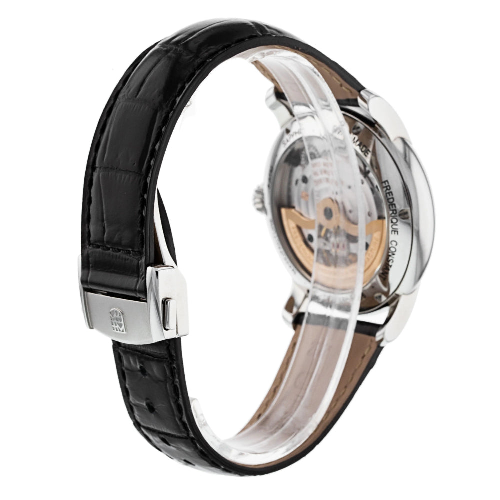 ساعة فريدريك كونستانت الرجالية بحركة أوتوماتيكية ولون مينا أسود - FC-0050