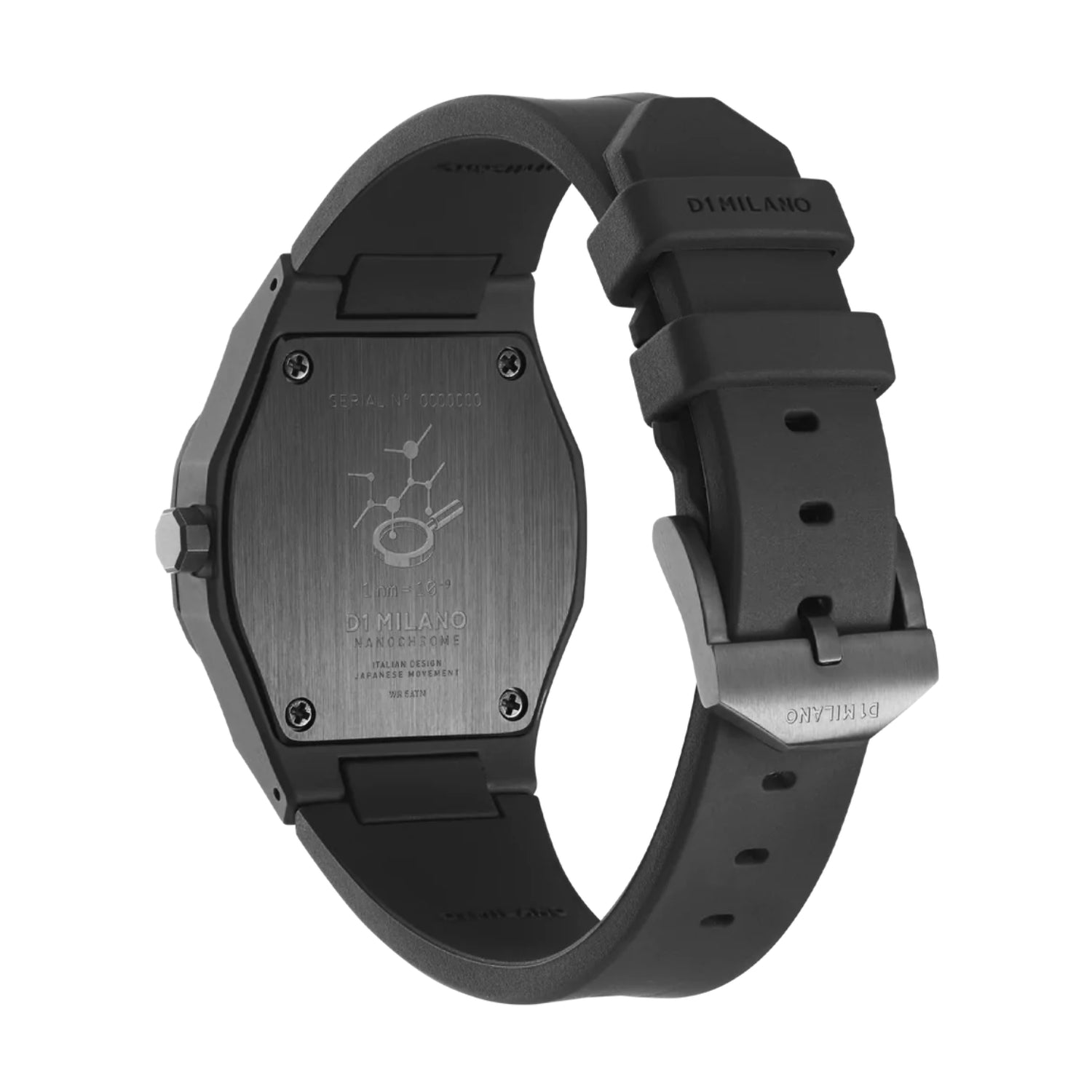 D1 Milano Watch, Quartz Movement, Black Dial - ML-0203