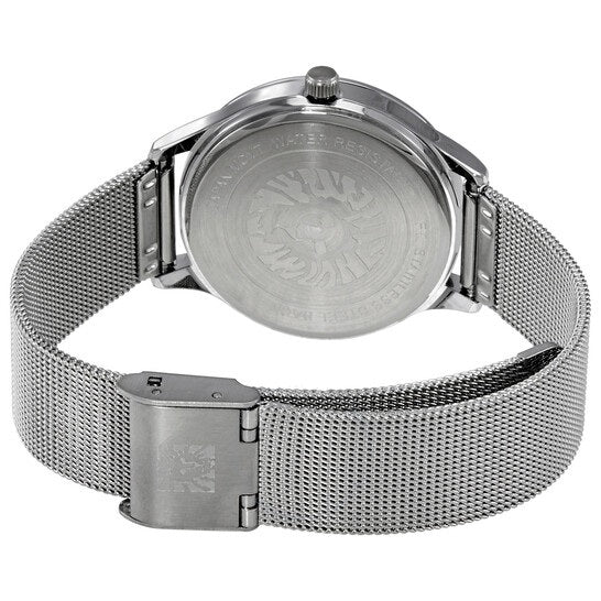 ساعة آن كلاين النسائية بحركة كوارتز ولون مينا برتقالي وأرجواني - AK-0202