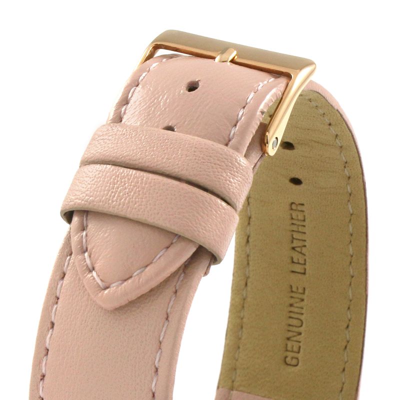 ساعة جيس النسائية بحركة كوارتز وبمينا كريستالية - GW-0120