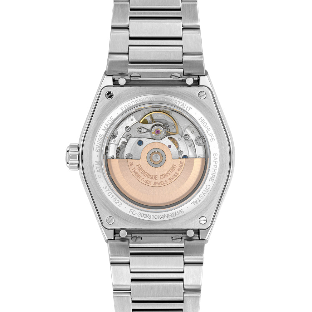 Frederique Constant Men's Blue Dial Automatic Watch - FC-0249+R.STRAP