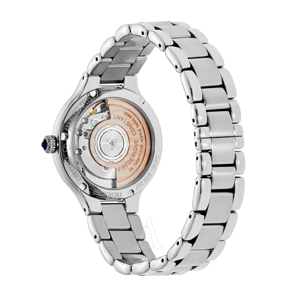 Frederique Constant Women's Automatic Movement Silver Dial Watch - FC-0055