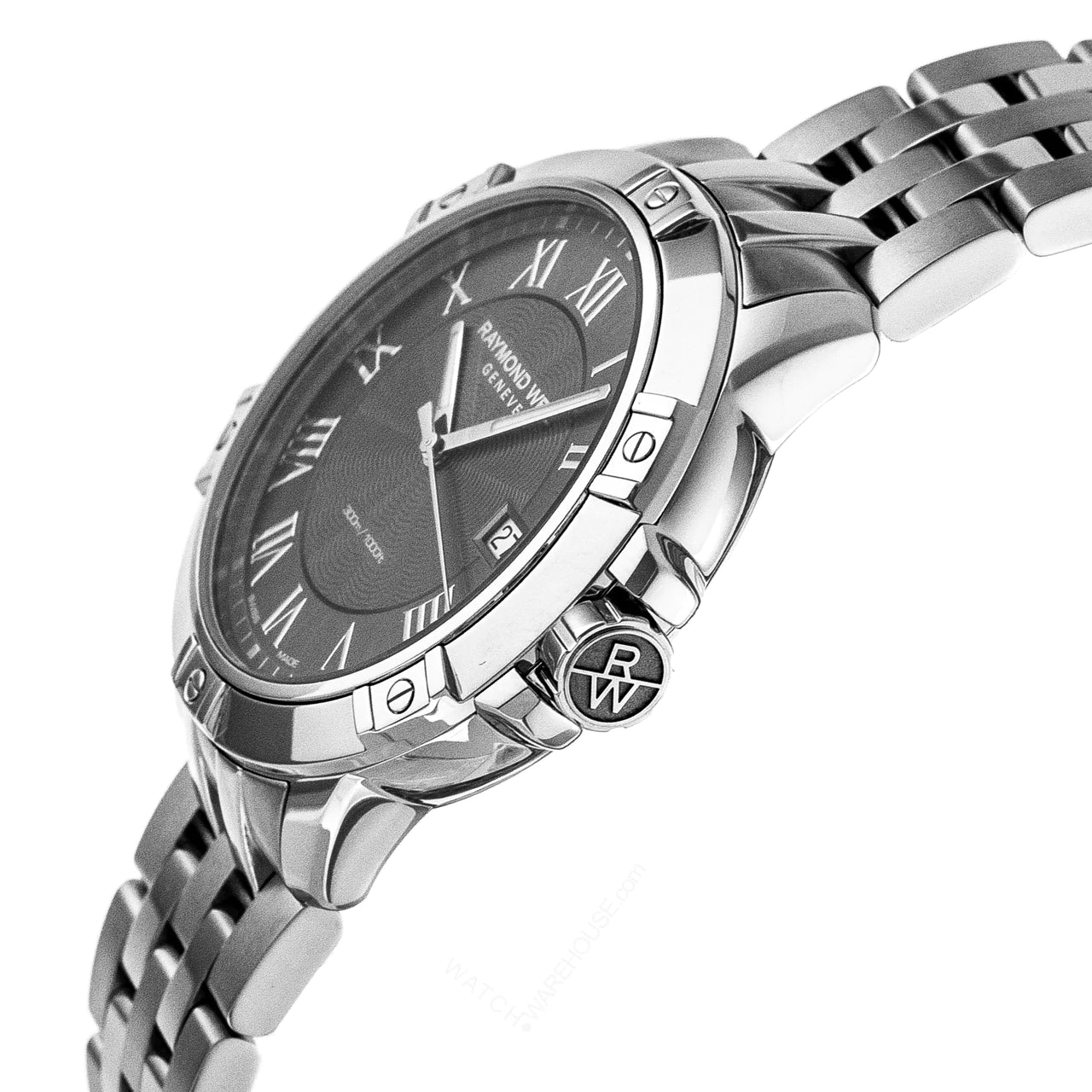 ساعة ريموند ويل الرجالية بحركة كوارتز ولون مينا رمادي - RW-0270