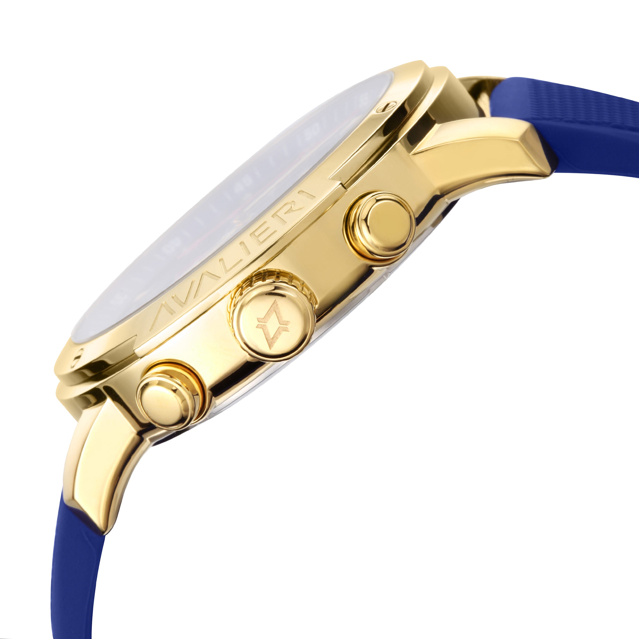 ساعة أفاليري الرجالية بحركة كوارتز ولون مينا أزرق - AV-2093B