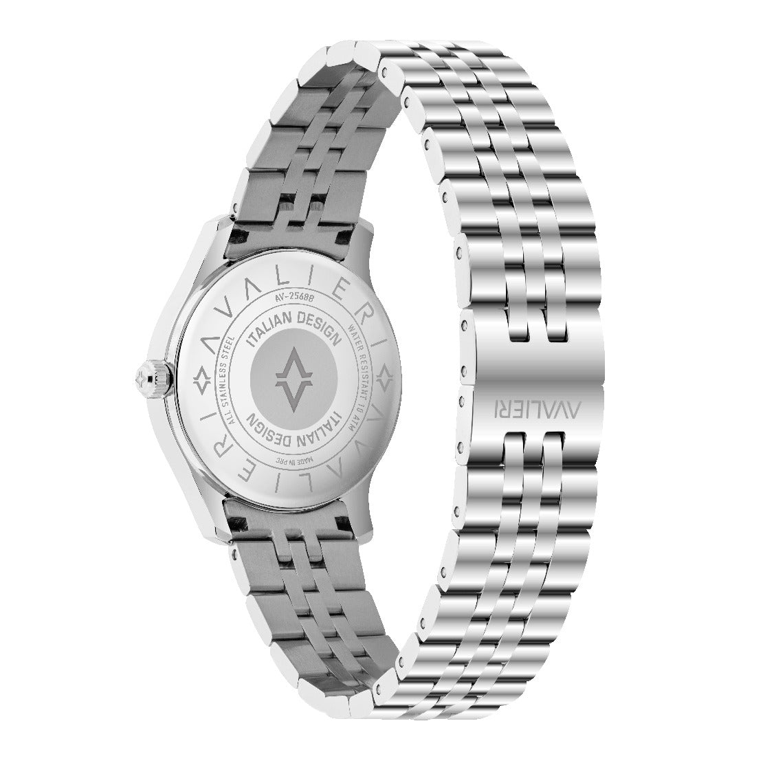 Avalieri Women's Quartz Watch Silver Dial - AV-2568B