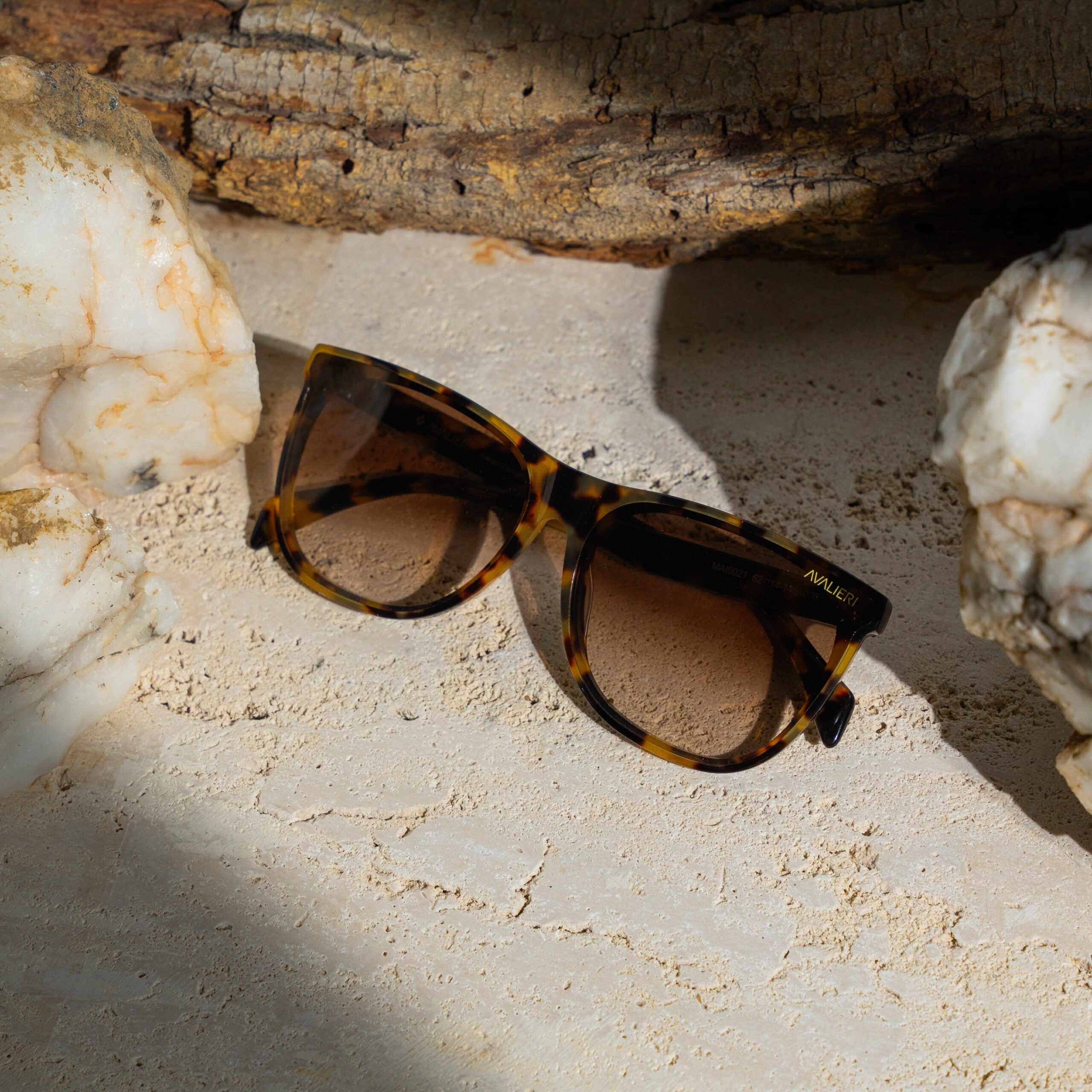 نظارات شمسية باللون البني للرجال والنساء من أفاليري - AVSG-0002