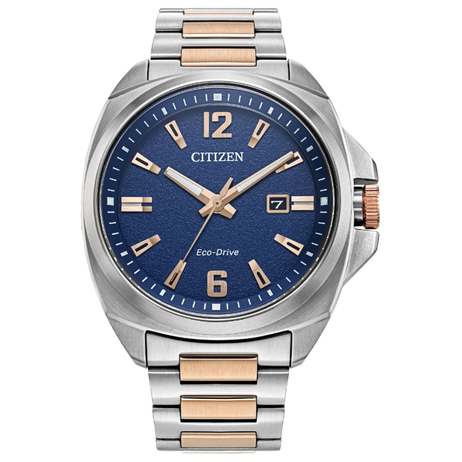 Citizen Men's Watch with Optical Powered Movement and Blue Dial - CITC-0054