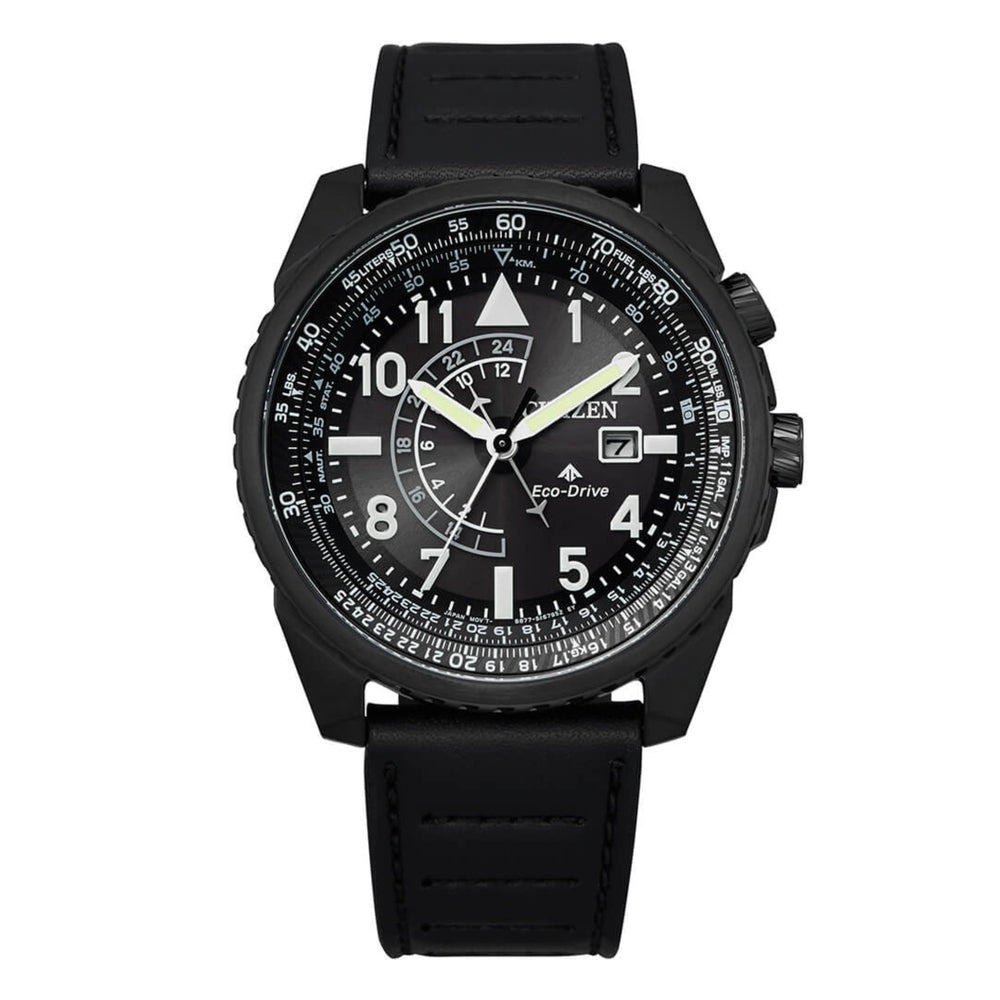 Citizen Men's Watch with Light Powered Movement and Black Dial - BJ7135-02E