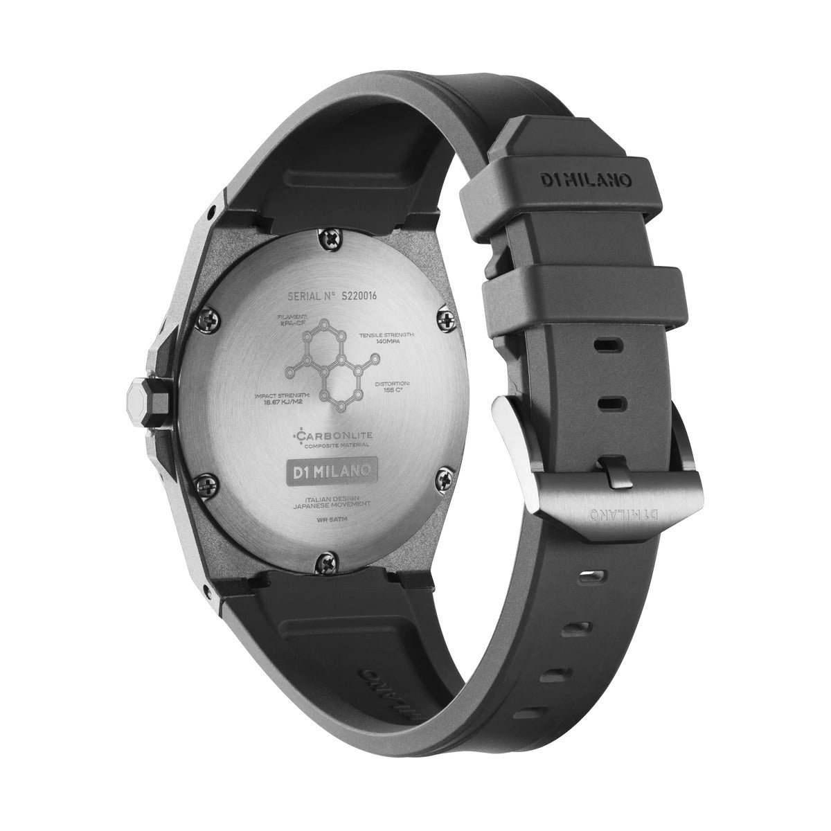 D1 Milano Men's Quartz Watch, Black Dial - ML-0253