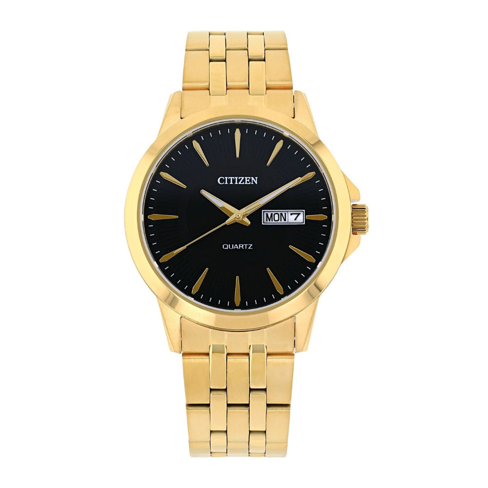 ساعة سبيشل سيتيزن الرجالية بحركة كوارتز ولون مينا أسود - DZ5002-52E