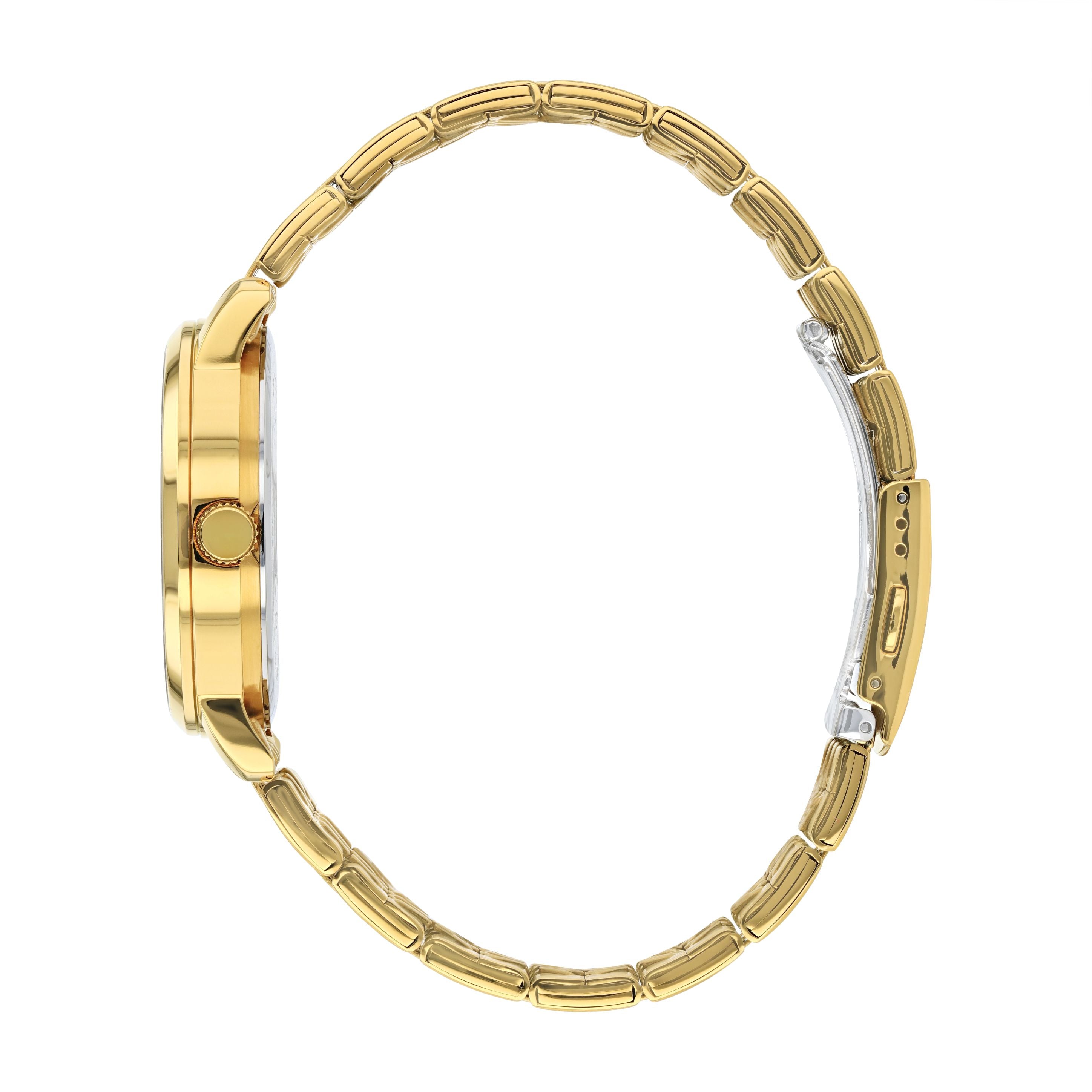 ساعة سبيشل سيتيزن الرجالية بحركة كوارتز ولون مينا ذهبي - DZ0042-55P